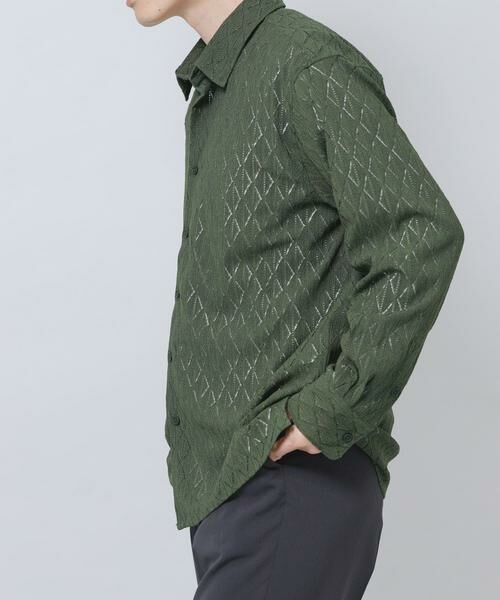 URBAN RESEARCH ITEMS / アーバンリサーチ アイテムズ シャツ・ブラウス | ジオメレースレギュラーカラーシャツ | 詳細4