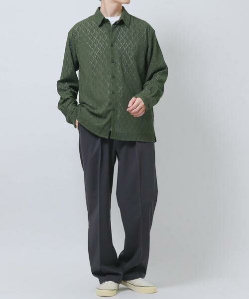 URBAN RESEARCH ITEMS / アーバンリサーチ アイテムズ シャツ・ブラウス | ジオメレースレギュラーカラーシャツ | 詳細7