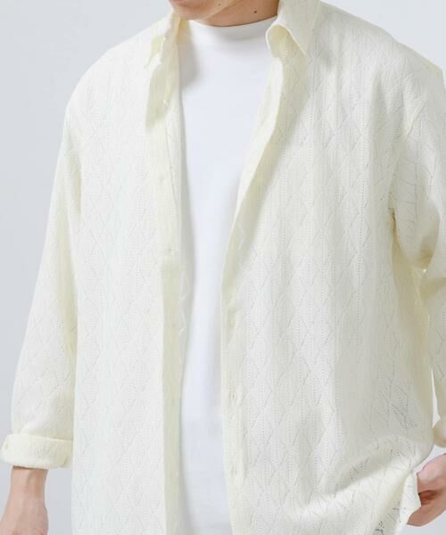 URBAN RESEARCH ITEMS / アーバンリサーチ アイテムズ シャツ・ブラウス | ジオメレースレギュラーカラーシャツ | 詳細13