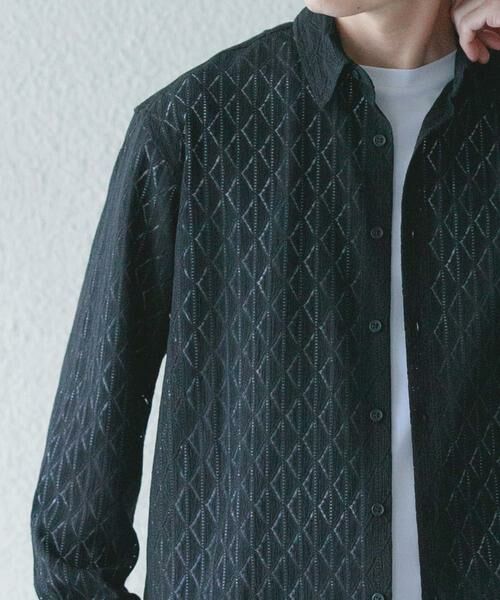 URBAN RESEARCH ITEMS / アーバンリサーチ アイテムズ シャツ・ブラウス | ジオメレースレギュラーカラーシャツ | 詳細19