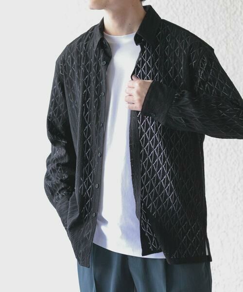 URBAN RESEARCH ITEMS / アーバンリサーチ アイテムズ シャツ・ブラウス | ジオメレースレギュラーカラーシャツ | 詳細21