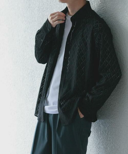 URBAN RESEARCH ITEMS / アーバンリサーチ アイテムズ シャツ・ブラウス | ジオメレースレギュラーカラーシャツ | 詳細22