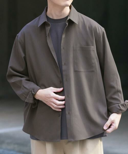 URBAN RESEARCH ITEMS / アーバンリサーチ アイテムズ シャツ・ブラウス | ヨウリュウレギュラーカラー長袖シャツ | 詳細6