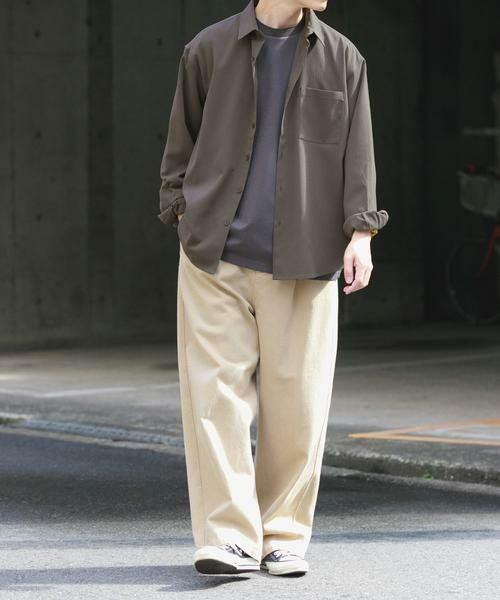 URBAN RESEARCH ITEMS / アーバンリサーチ アイテムズ シャツ・ブラウス | ヨウリュウレギュラーカラー長袖シャツ | 詳細8