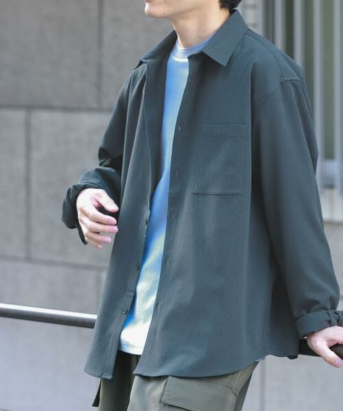 URBAN RESEARCH ITEMS / アーバンリサーチ アイテムズ シャツ・ブラウス | ヨウリュウレギュラーカラー長袖シャツ | 詳細12