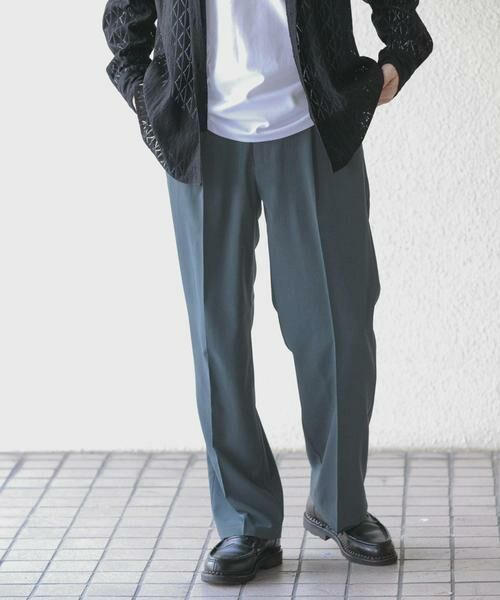 URBAN RESEARCH ITEMS / アーバンリサーチ アイテムズ その他パンツ | ヨウリュウ1-tuckテーパードパンツ | 詳細11