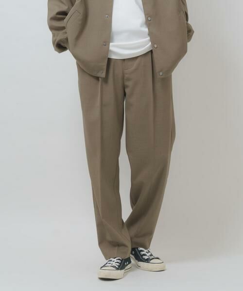 URBAN RESEARCH ITEMS / アーバンリサーチ アイテムズ その他パンツ | 『イージーケア/吸水速乾/接触冷感』高機能ドライタッチイージートラウザー（カーキ）