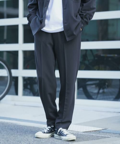 URBAN RESEARCH ITEMS / アーバンリサーチ アイテムズ その他パンツ | 『撥水/防汚/接触冷感』多機能 ウエスト切替 イージーパンツ（チャコールグレー）