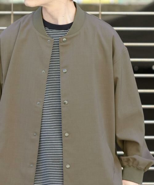 URBAN RESEARCH ITEMS / アーバンリサーチ アイテムズ ブルゾン | 『イージーケア/吸水速乾/接触冷感』高機能ドライタッチスナップブルゾン | 詳細1