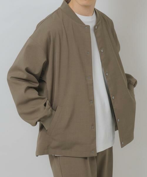 URBAN RESEARCH ITEMS / アーバンリサーチ アイテムズ ブルゾン | 『イージーケア/吸水速乾/接触冷感』高機能ドライタッチスナップブルゾン | 詳細10