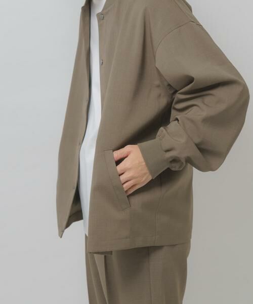 URBAN RESEARCH ITEMS / アーバンリサーチ アイテムズ ブルゾン | 『イージーケア/吸水速乾/接触冷感』高機能ドライタッチスナップブルゾン | 詳細13