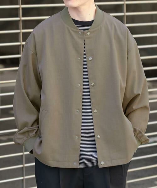 URBAN RESEARCH ITEMS / アーバンリサーチ アイテムズ ブルゾン | 『イージーケア/吸水速乾/接触冷感』高機能ドライタッチスナップブルゾン | 詳細2