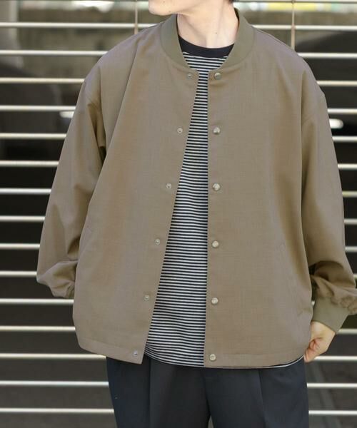 URBAN RESEARCH ITEMS / アーバンリサーチ アイテムズ ブルゾン | 『イージーケア/吸水速乾/接触冷感』高機能ドライタッチスナップブルゾン | 詳細3