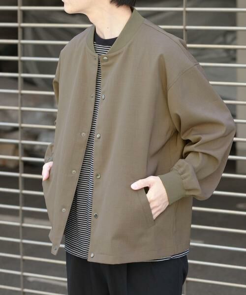 URBAN RESEARCH ITEMS / アーバンリサーチ アイテムズ ブルゾン | 『イージーケア/吸水速乾/接触冷感』高機能ドライタッチスナップブルゾン | 詳細4