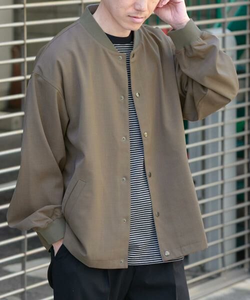 URBAN RESEARCH ITEMS / アーバンリサーチ アイテムズ ブルゾン | 『イージーケア/吸水速乾/接触冷感』高機能ドライタッチスナップブルゾン | 詳細5