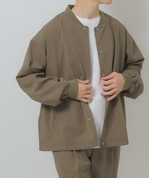 URBAN RESEARCH ITEMS / アーバンリサーチ アイテムズ ブルゾン | 『イージーケア/吸水速乾/接触冷感』高機能ドライタッチスナップブルゾン | 詳細9