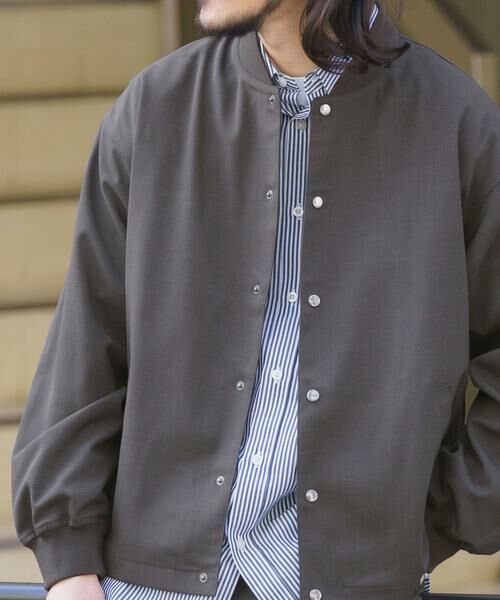 URBAN RESEARCH ITEMS / アーバンリサーチ アイテムズ ブルゾン | 『イージーケア/吸水速乾/接触冷感』高機能ドライタッチスナップブルゾン | 詳細19