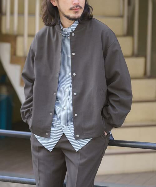 URBAN RESEARCH ITEMS / アーバンリサーチ アイテムズ ブルゾン | 『イージーケア/吸水速乾/接触冷感』高機能ドライタッチスナップブルゾン | 詳細20