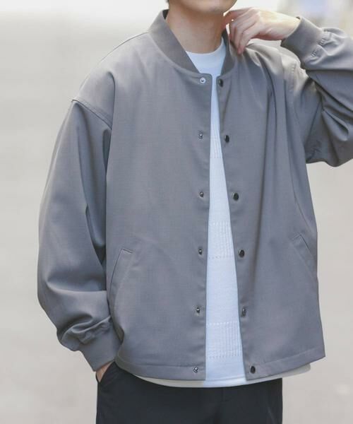 URBAN RESEARCH ITEMS / アーバンリサーチ アイテムズ ブルゾン | 『イージーケア/吸水速乾/接触冷感』高機能ドライタッチスナップブルゾン | 詳細28