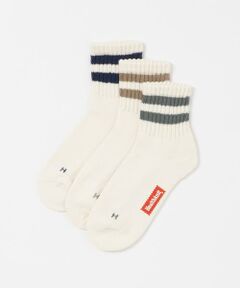 URBAN RESEARCH ITEMS / アーバンリサーチ アイテムズ ソックス | Healthknit　シンカー 2Line ミドルソックス3P