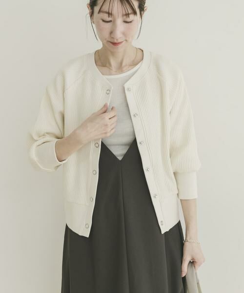 URBAN RESEARCH ITEMS / アーバンリサーチ アイテムズ カーディガン・ボレロ | 針抜きドルマンカーディガン | 詳細11