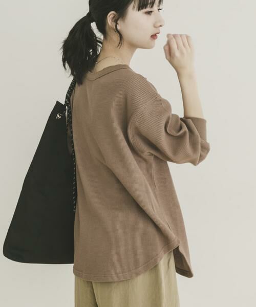 URBAN RESEARCH ITEMS / アーバンリサーチ アイテムズ Tシャツ | 2WAYワッフルプルオーバー | 詳細2