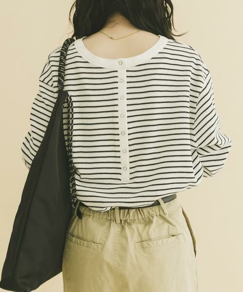 URBAN RESEARCH ITEMS / アーバンリサーチ アイテムズ Tシャツ | 2WAYワッフルプルオーバー | 詳細12