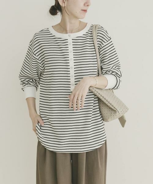 URBAN RESEARCH ITEMS / アーバンリサーチ アイテムズ Tシャツ | 2WAYワッフルプルオーバー | 詳細13