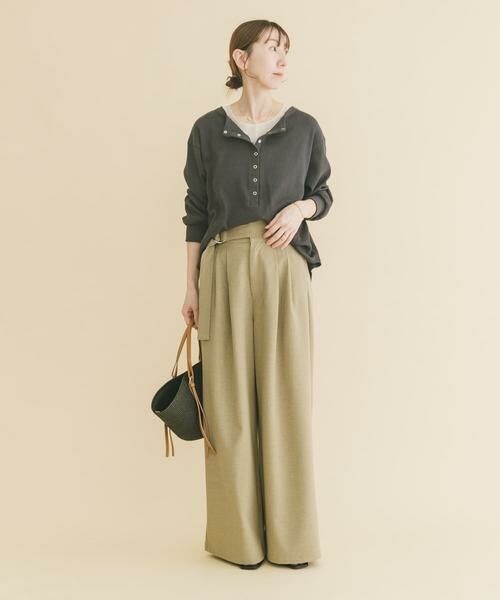 URBAN RESEARCH ITEMS / アーバンリサーチ アイテムズ Tシャツ | 2WAYワッフルプルオーバー | 詳細23