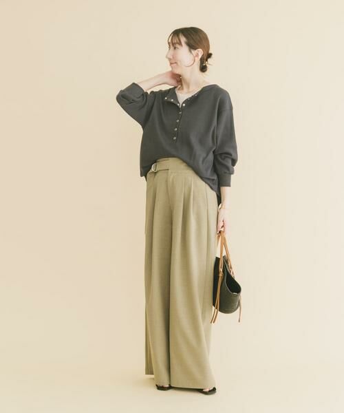 URBAN RESEARCH ITEMS / アーバンリサーチ アイテムズ Tシャツ | 2WAYワッフルプルオーバー | 詳細24