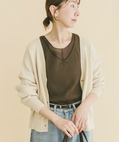 URBAN RESEARCH ITEMS / アーバンリサーチ アイテムズ タンクトップ | フハクキリカエタンクトップ（ブラウン）