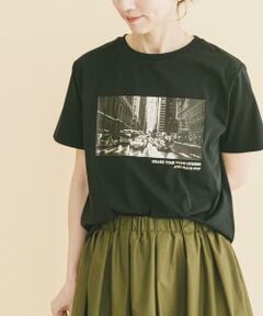 URBAN RESEARCH ITEMS / アーバンリサーチ アイテムズ Tシャツ | 箔プリントフォトTシャツ