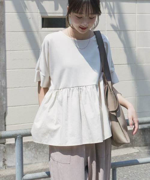 URBAN RESEARCH ITEMS / アーバンリサーチ アイテムズ Tシャツ | ポンチドッキング半袖トップス | 詳細7