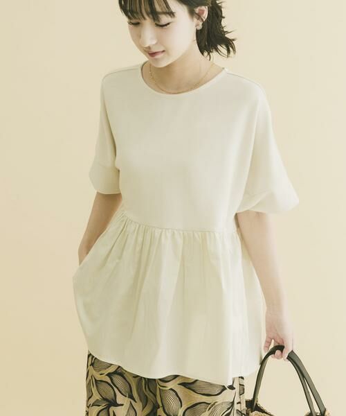 URBAN RESEARCH ITEMS / アーバンリサーチ アイテムズ Tシャツ | ポンチドッキング半袖トップス | 詳細9