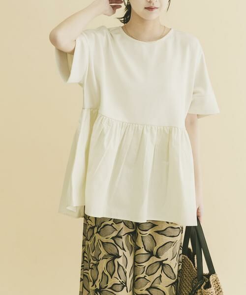 URBAN RESEARCH ITEMS / アーバンリサーチ アイテムズ Tシャツ | ポンチドッキング半袖トップス | 詳細10