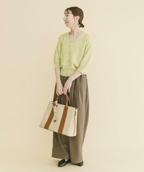 URBAN RESEARCH ITEMS / アーバンリサーチ アイテムズ カーディガン・ボレロ | Vネックハーフスリーブニットカーディガン | 詳細4