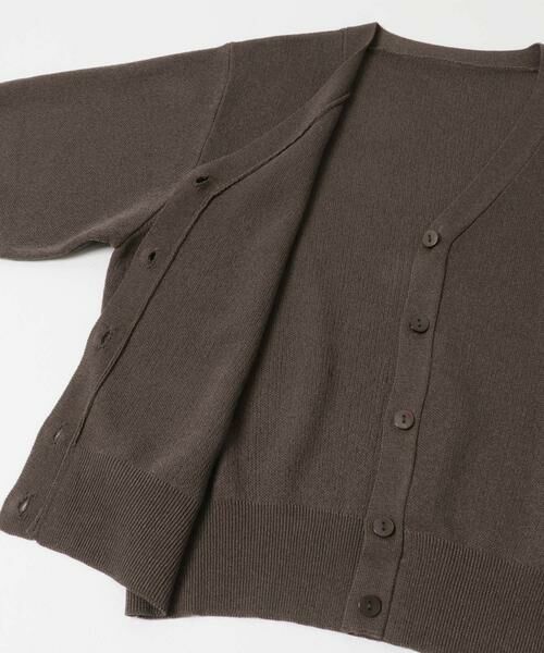 URBAN RESEARCH ITEMS / アーバンリサーチ アイテムズ カーディガン・ボレロ | Vネックハーフスリーブニットカーディガン | 詳細14
