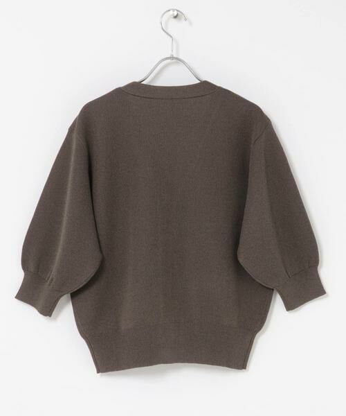 URBAN RESEARCH ITEMS / アーバンリサーチ アイテムズ カーディガン・ボレロ | Vネックハーフスリーブニットカーディガン | 詳細15