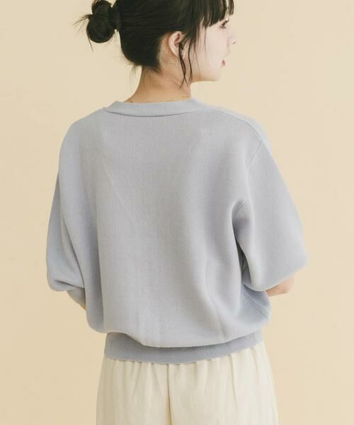 URBAN RESEARCH ITEMS / アーバンリサーチ アイテムズ カーディガン・ボレロ | Vネックハーフスリーブニットカーディガン | 詳細23