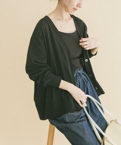 URBAN RESEARCH ITEMS / アーバンリサーチ アイテムズ ニット・セーター | Vネックオーバーカーディガン(楽着シリーズ)