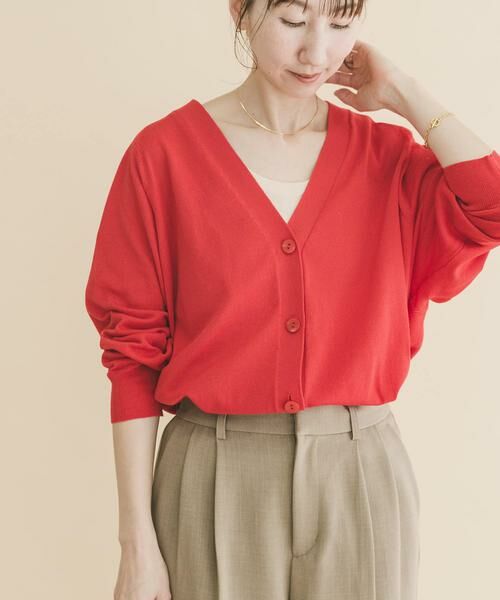 URBAN RESEARCH ITEMS / アーバンリサーチ アイテムズ ニット・セーター | Vネックオーバーカーディガン(楽着シリーズ) | 詳細2
