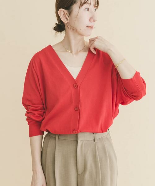URBAN RESEARCH ITEMS / アーバンリサーチ アイテムズ ニット・セーター | Vネックオーバーカーディガン(楽着シリーズ) | 詳細3