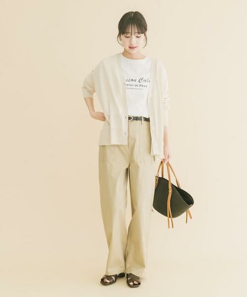 URBAN RESEARCH ITEMS / アーバンリサーチ アイテムズ ニット・セーター | Vネックオーバーカーディガン(楽着シリーズ) | 詳細12