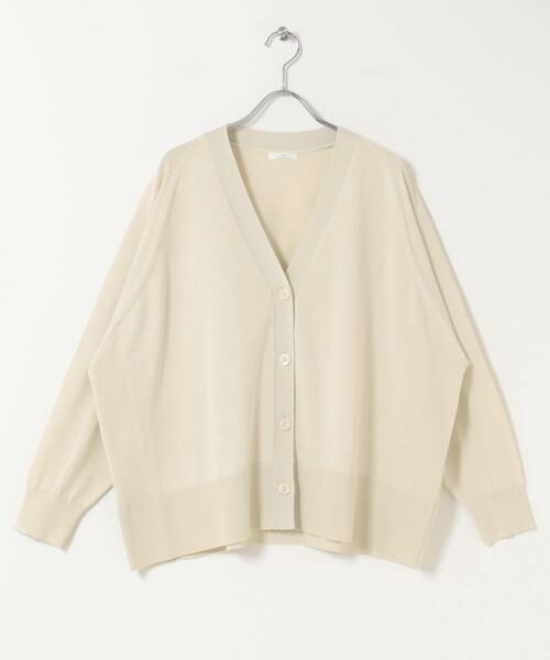 URBAN RESEARCH ITEMS / アーバンリサーチ アイテムズ ニット・セーター | Vネックオーバーカーディガン(楽着シリーズ) | 詳細13