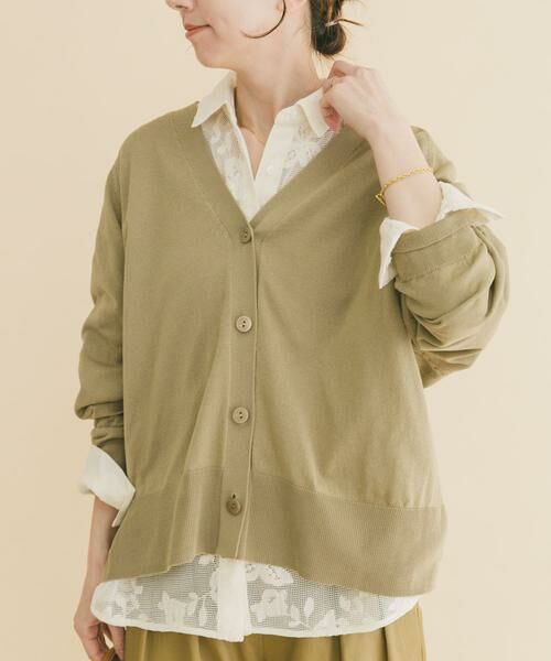 URBAN RESEARCH ITEMS / アーバンリサーチ アイテムズ ニット・セーター | Vネックオーバーカーディガン(楽着シリーズ) | 詳細22