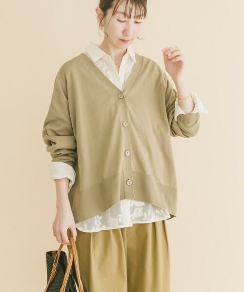 URBAN RESEARCH ITEMS / アーバンリサーチ アイテムズ ニット・セーター | Vネックオーバーカーディガン(楽着シリーズ) | 詳細24