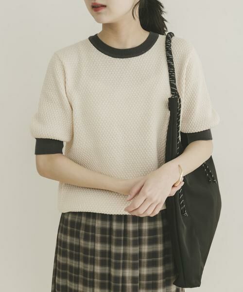 URBAN RESEARCH ITEMS / アーバンリサーチ アイテムズ ニット・セーター | ポコポコニットプルオーバー（アイボリー）