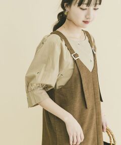 URBAN RESEARCH ITEMS / アーバンリサーチ アイテムズ シャツ・ブラウス | タックスリーブ刺シュウブラウス