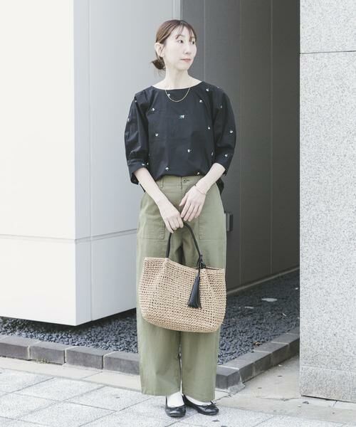 URBAN RESEARCH ITEMS / アーバンリサーチ アイテムズ シャツ・ブラウス | タックスリーブ刺シュウブラウス | 詳細5