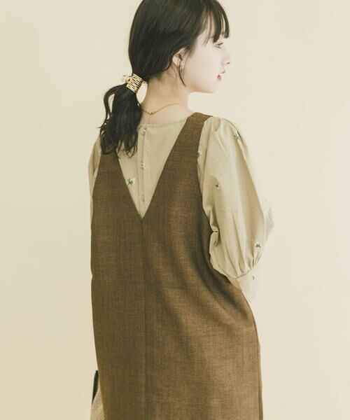 URBAN RESEARCH ITEMS / アーバンリサーチ アイテムズ シャツ・ブラウス | タックスリーブ刺シュウブラウス | 詳細12